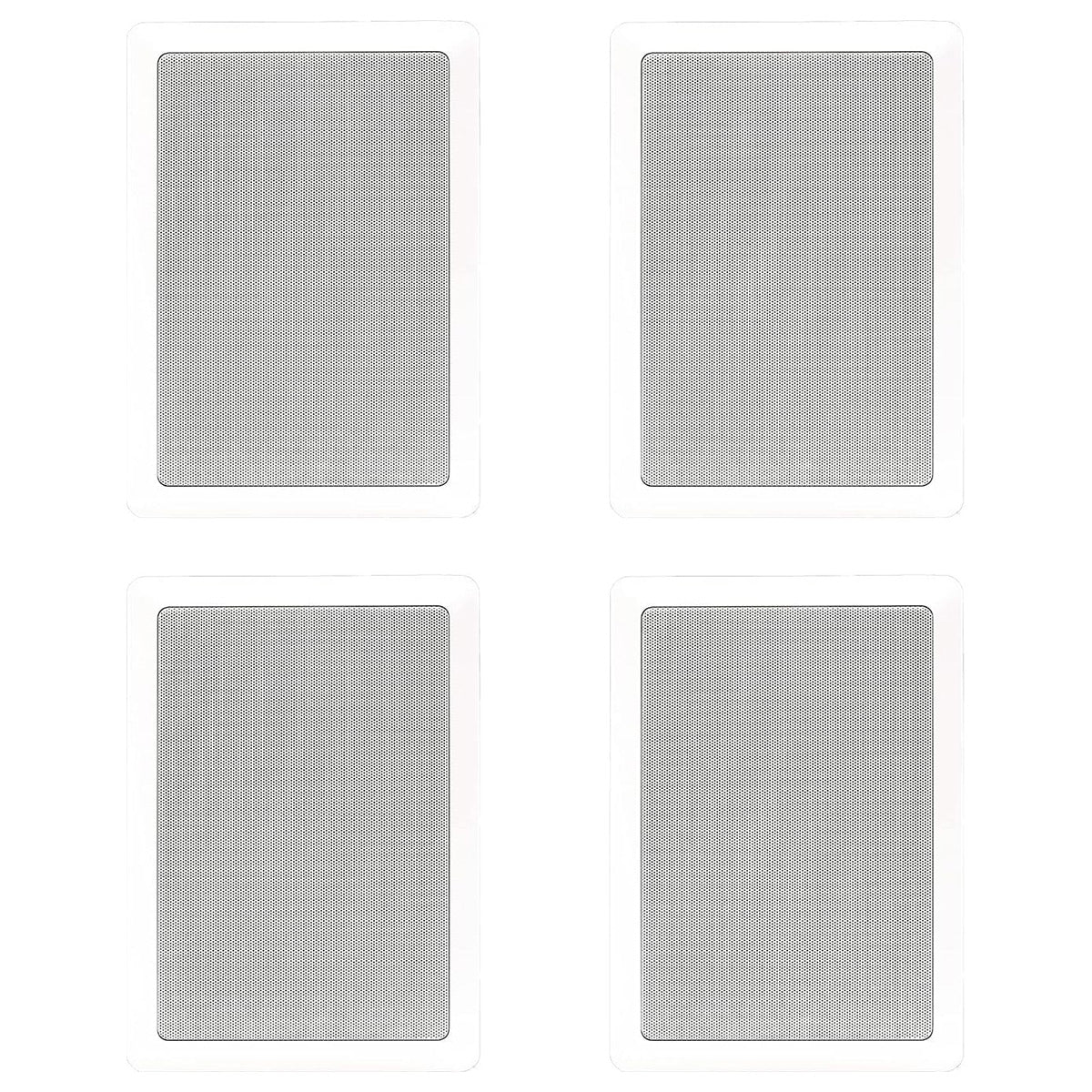 Polk Audio RC55i 5.25 Inch 2 Way In Wall Speakers - 4 Pack (White)