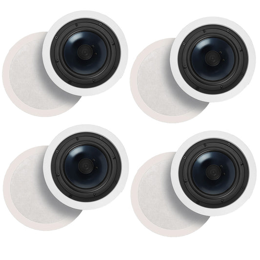 Polk Audio RC60i 2 Way In Ceiling Speakers - 4 Pack (White)
