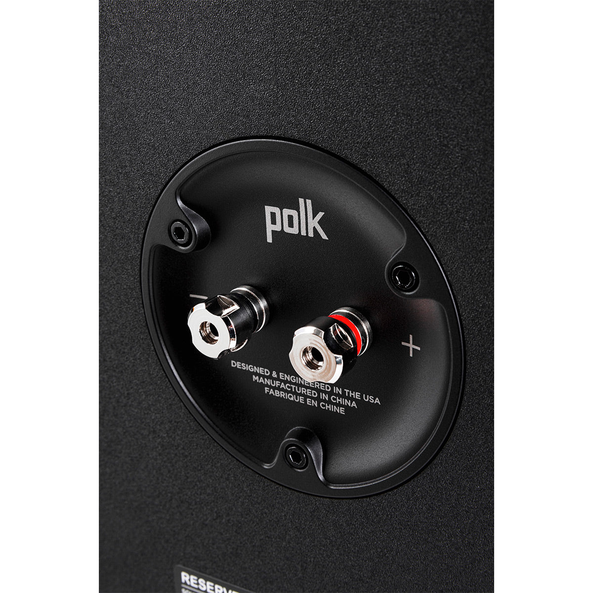 Polk Audio Reserve R600 Floorstanding Speaker Cable Bundle (Black)