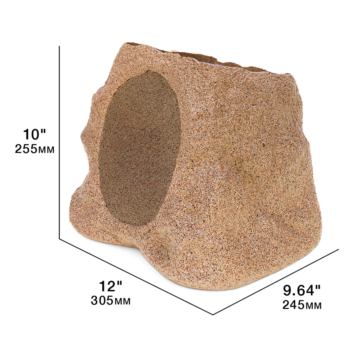 Victrola Rock Speaker Connect Bluetooth Outdoor Speaker with Solar Charging - Each