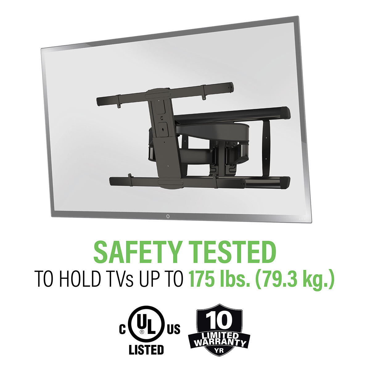 Sanus VXF830 Advanced XL Full Motion Premium TV Wall Mount for 65" - 100" TVs