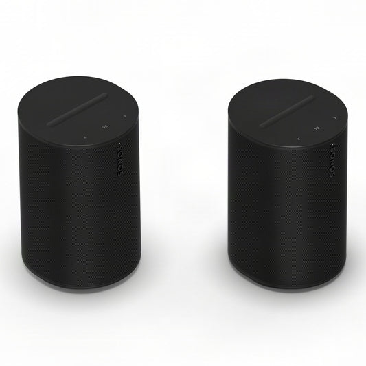 Sonos Era 100 SL Compact Wireless Smart Speakers - Pair (Black)