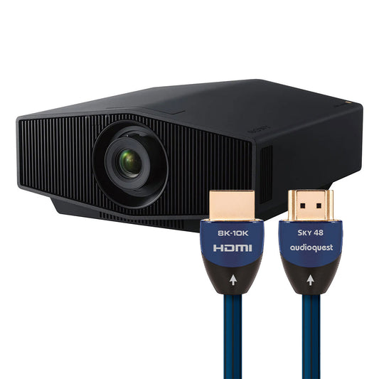 Sony VPL-XW5000ES 4K Laser Projector with AudioQuest SKY 3m HDMI Cable (Black)