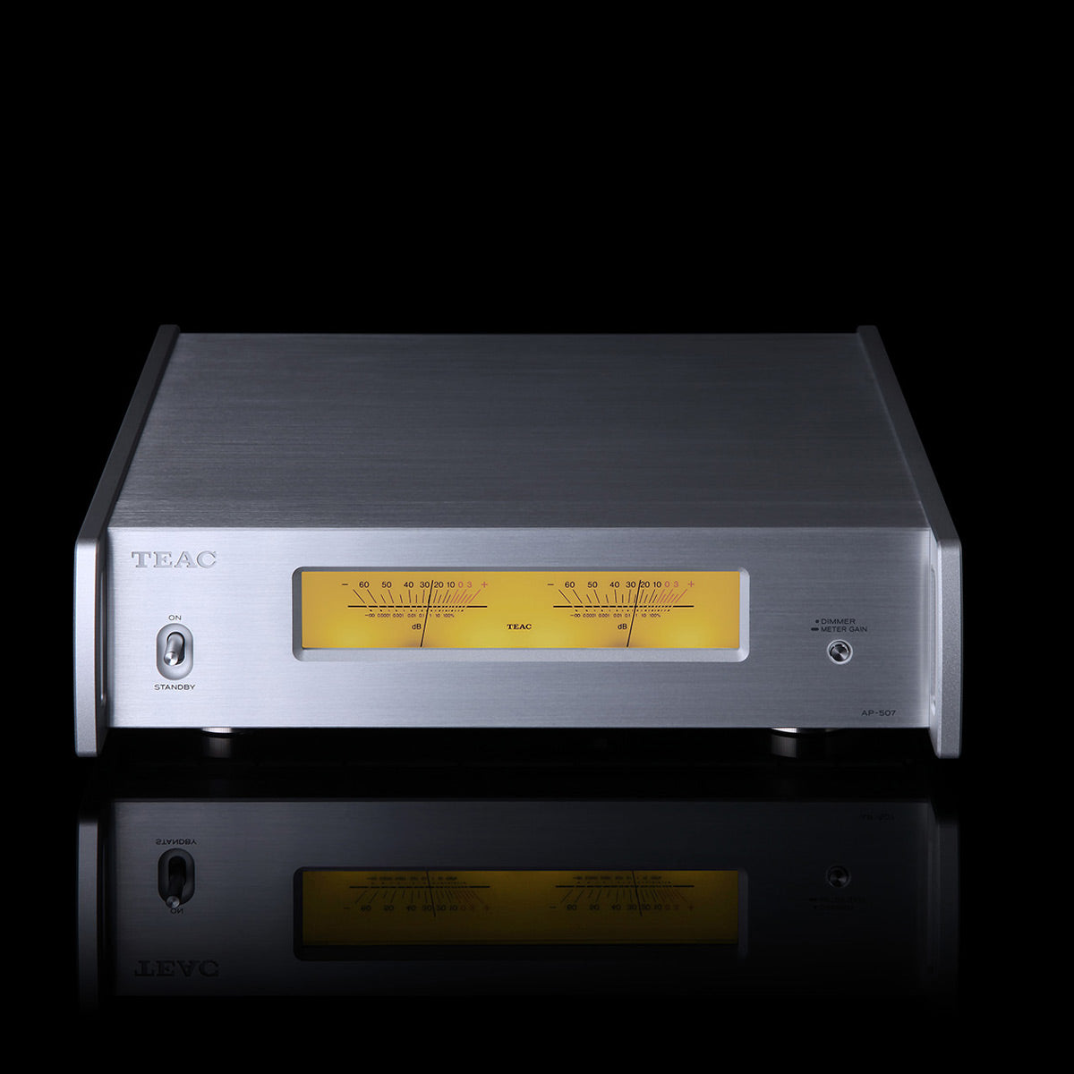 TEAC AP-507 Stereo Power Amplifier (Silver)