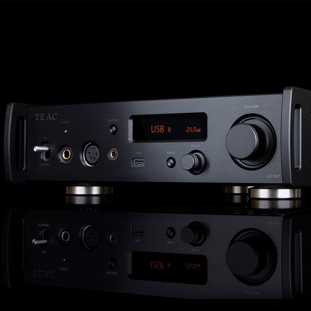 TEAC UD-507 USB DAC & Headphone Amplifier (Black)