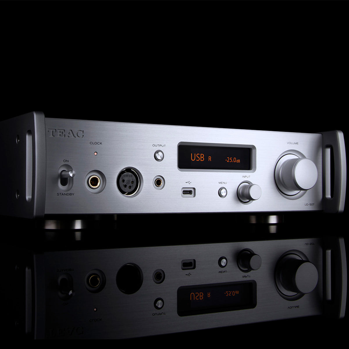 TEAC UD-507 USB DAC & Headphone Amplifier (Silver)