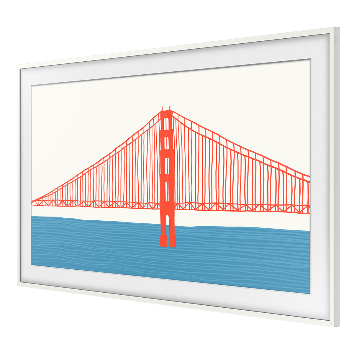 Samsung Customizable Bezel for Samsung The Frame 65" (Modern White)