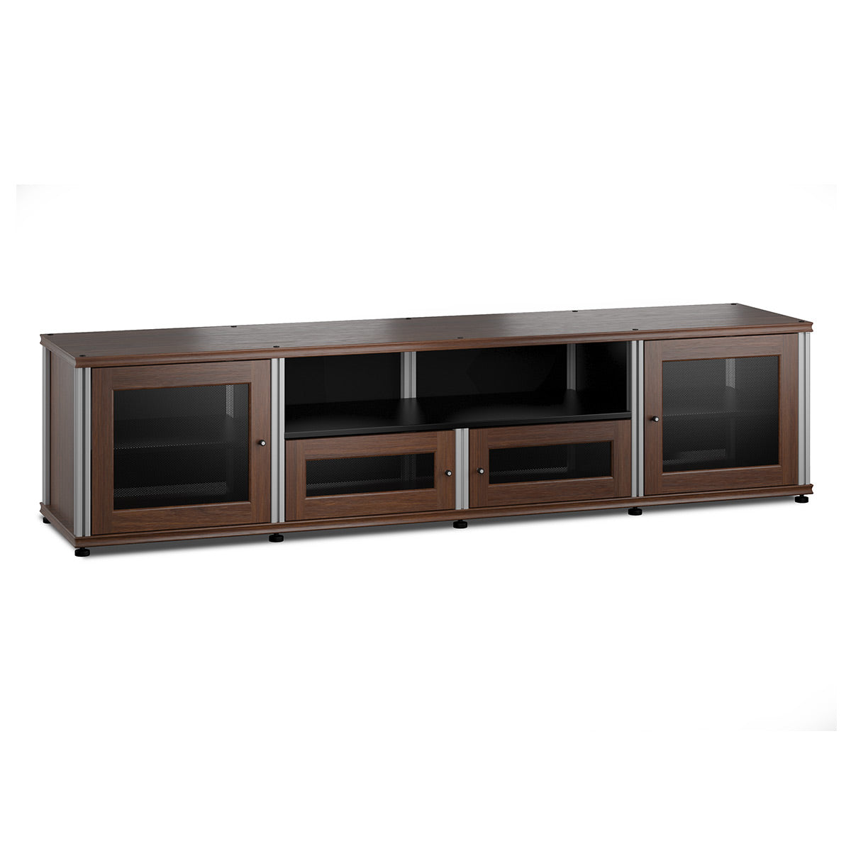 Salamander Designs Synergy 245 Quad AV Cabinet (Dark Walnut with