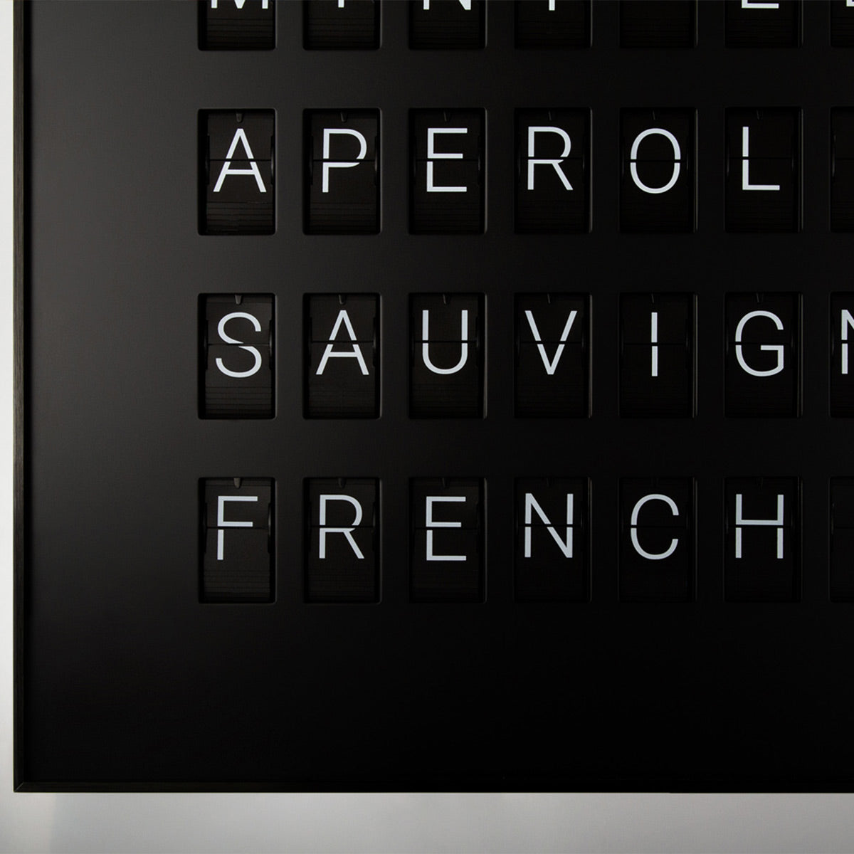 Vestaboard Mechanical Smart Messaging Display (Black)