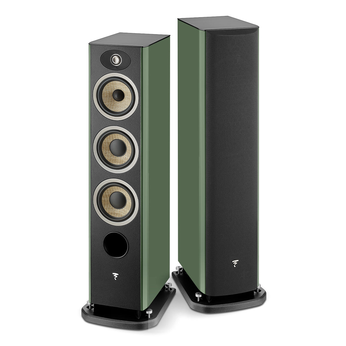 Focal Aria Evo X No. 2 Floorstanding Loudspeaker - Pair (High Gloss Moss Green)