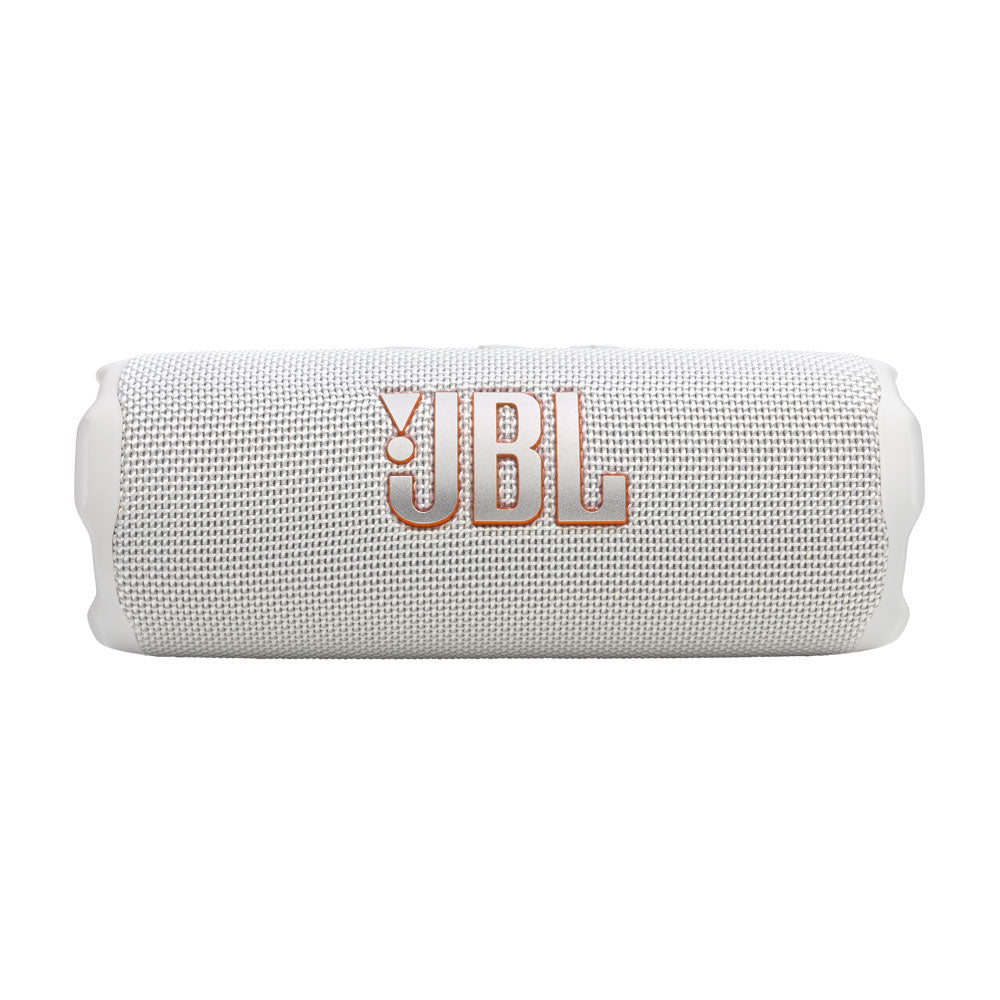 JBL FLIP 7 Waterproof Portable Speaker Bundle with gSport Carbon Fiber Case (White)