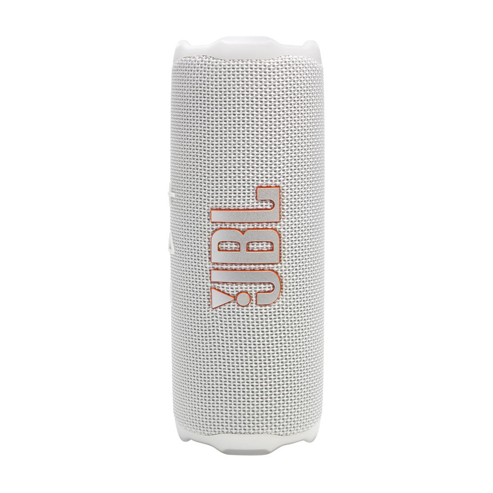 JBL FLIP 7 Waterproof Portable Speaker Bundle with gSport Carbon Fiber Case (White)