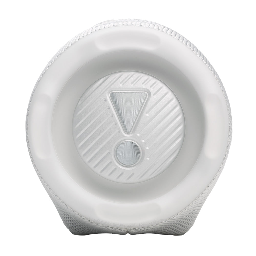 JBL CHARGE 6 Waterproof Portable Speaker Bundle with gSport Carbon Fiber Case (White)
