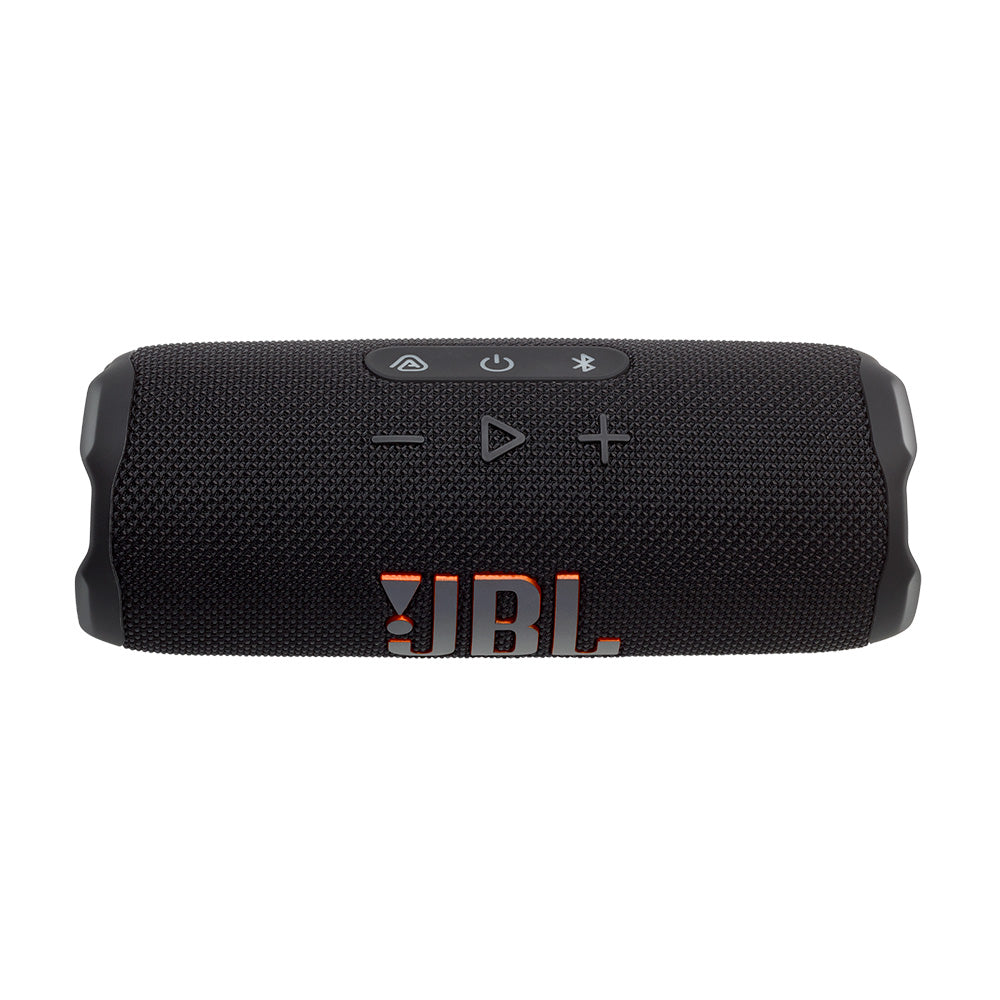 JBL FLIP 7 Waterproof Portable Speaker Bundle with gSport Carbon Fiber Case (Black)
