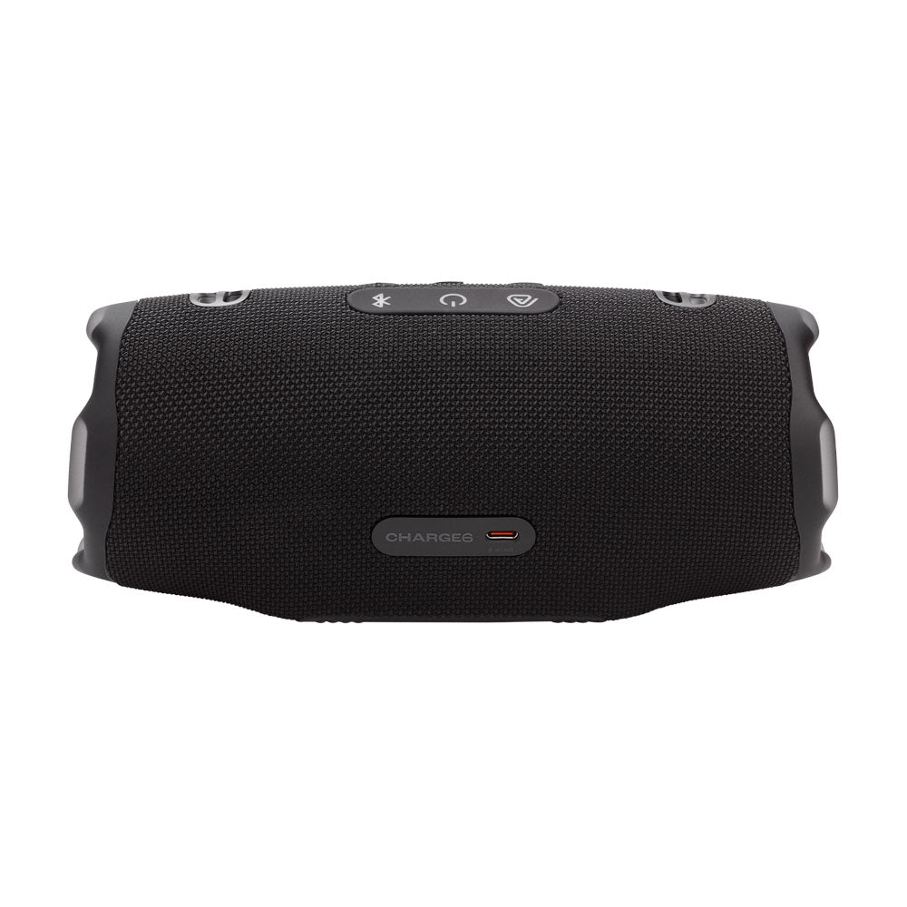 JBL CHARGE 6 Waterproof Portable Speaker Bundle with gSport Carbon Fiber Case (Black)