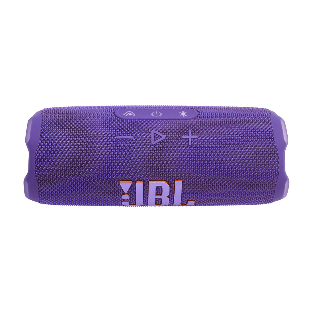 JBL FLIP 7 Waterproof Portable Speaker Bundle with gSport Carbon Fiber Case (Purple)