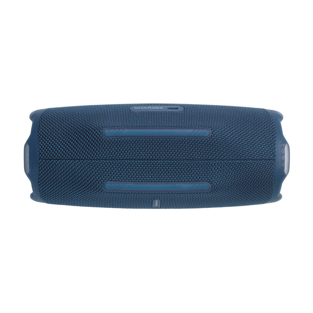 JBL CHARGE 6 Waterproof Portable Speaker Bundle with gSport Carbon Fiber Case (Blue)