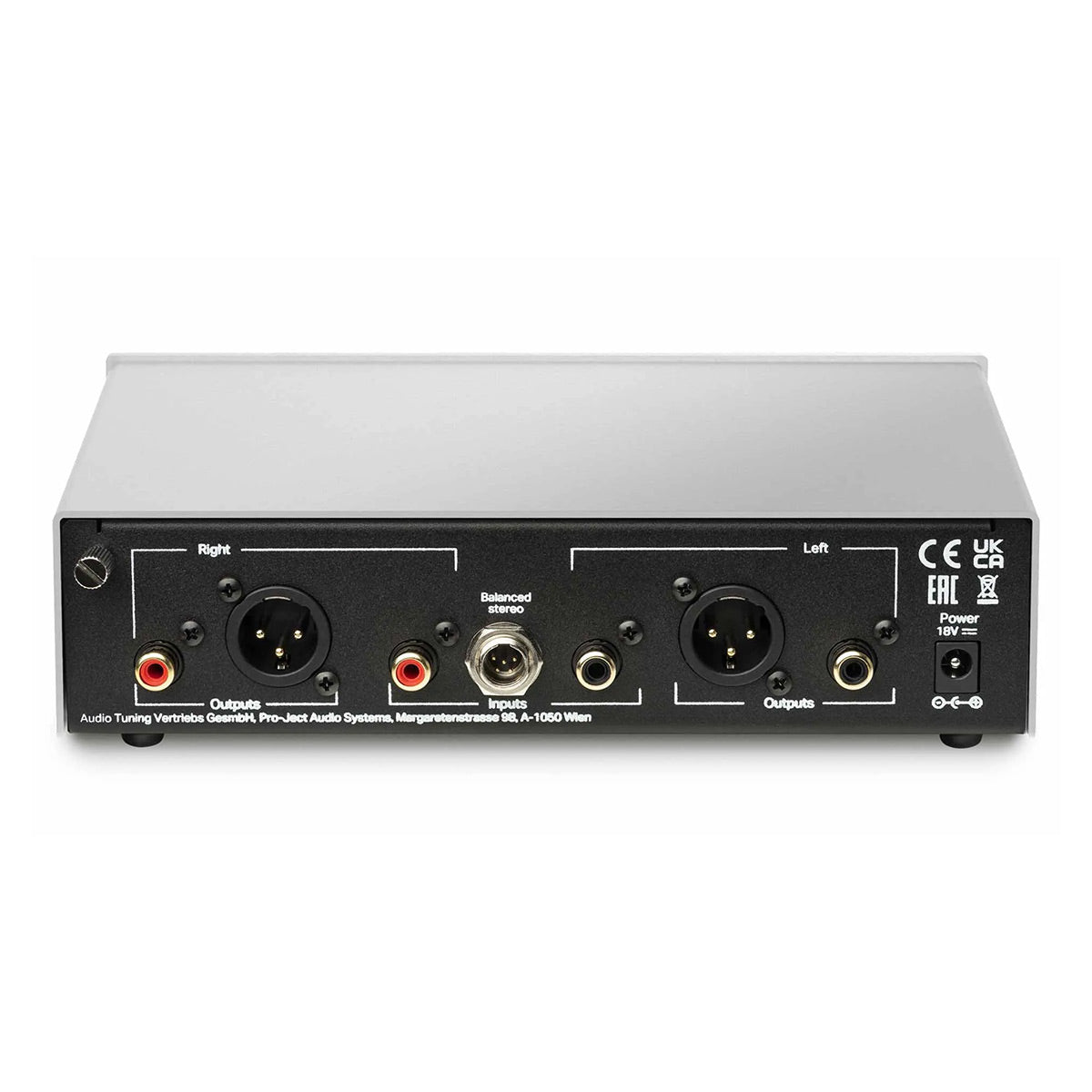 Pro-Ject Phono Box S3 B Balanced & Discrete MM/MC Phono Preamp (Silver)