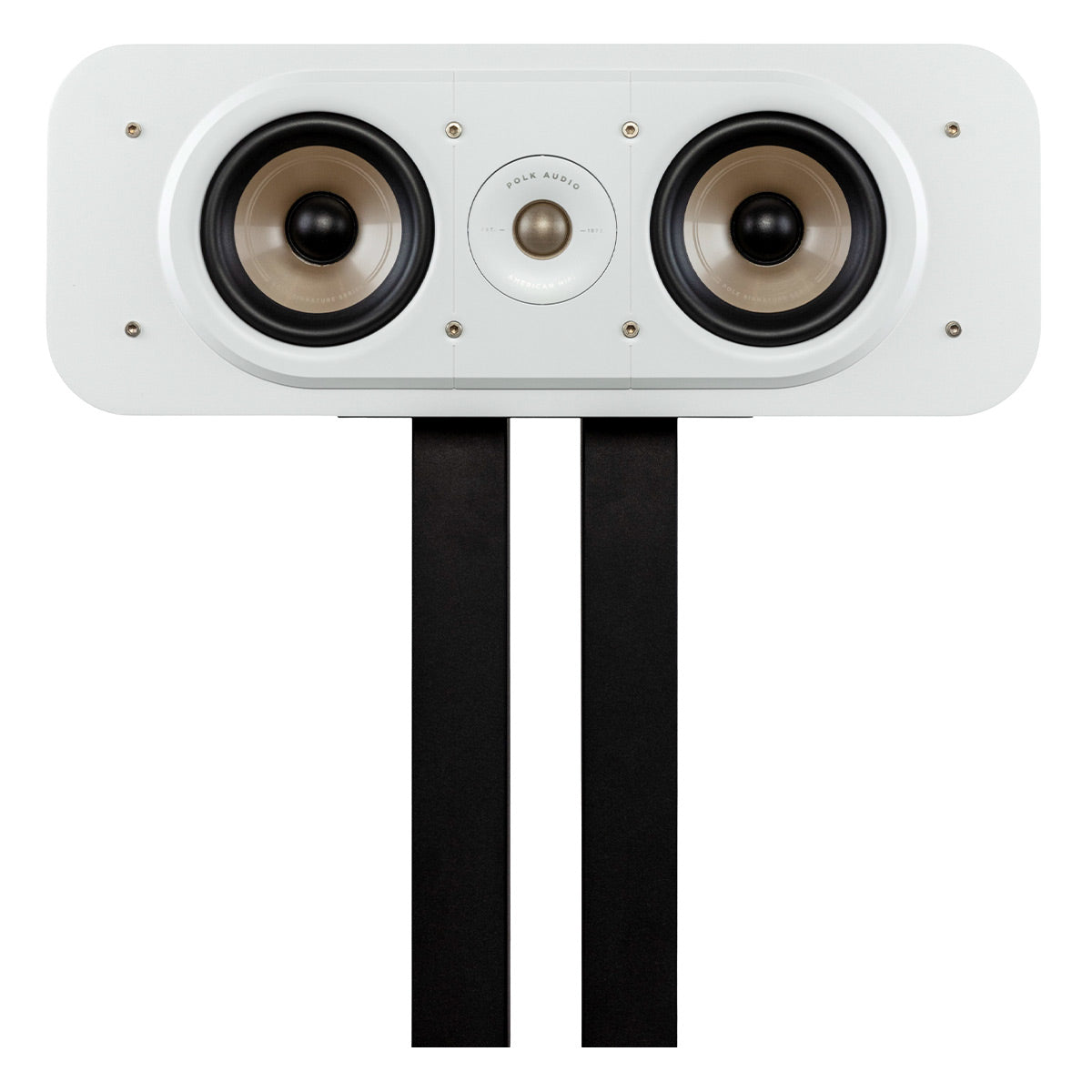 Polk Audio Signature Elite ES30 Center Channel Speaker Cable Bundle (White)
