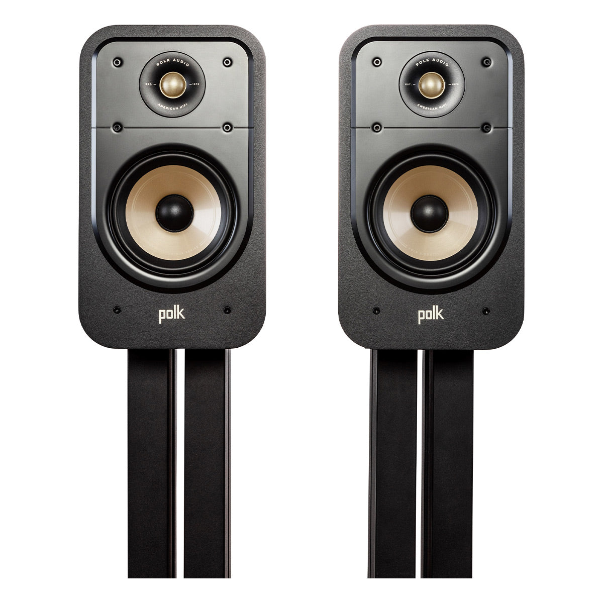 Polk Audio Signature Elite ES20 Bookshelf Speaker Cable Bundle (Black)