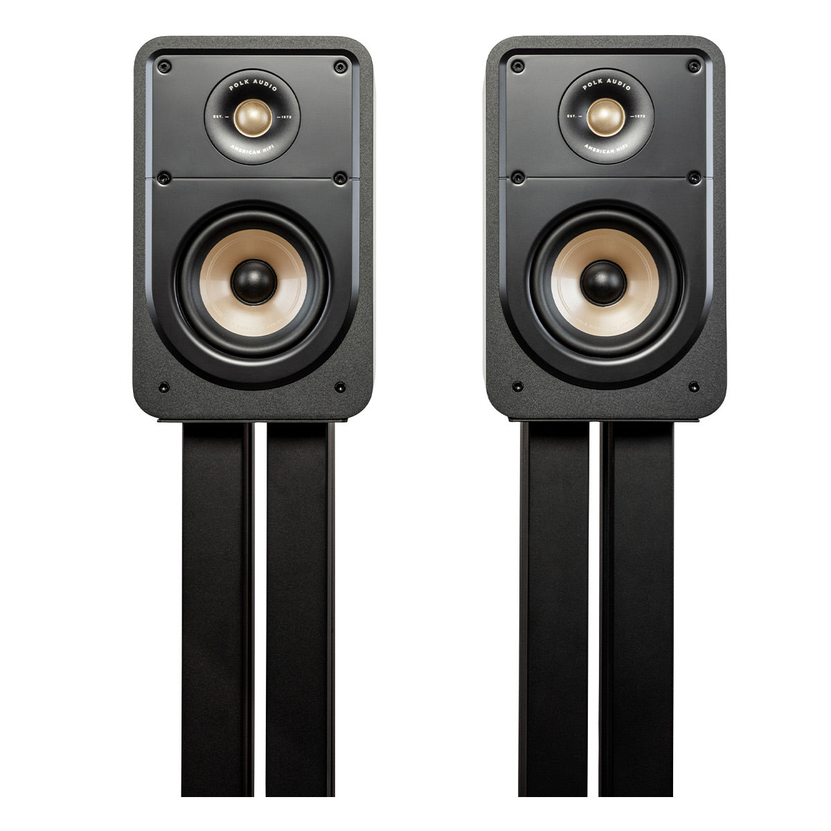 Polk Audio Signature Elite ES15 Bookshelf Speaker Cable Bundle (Black)