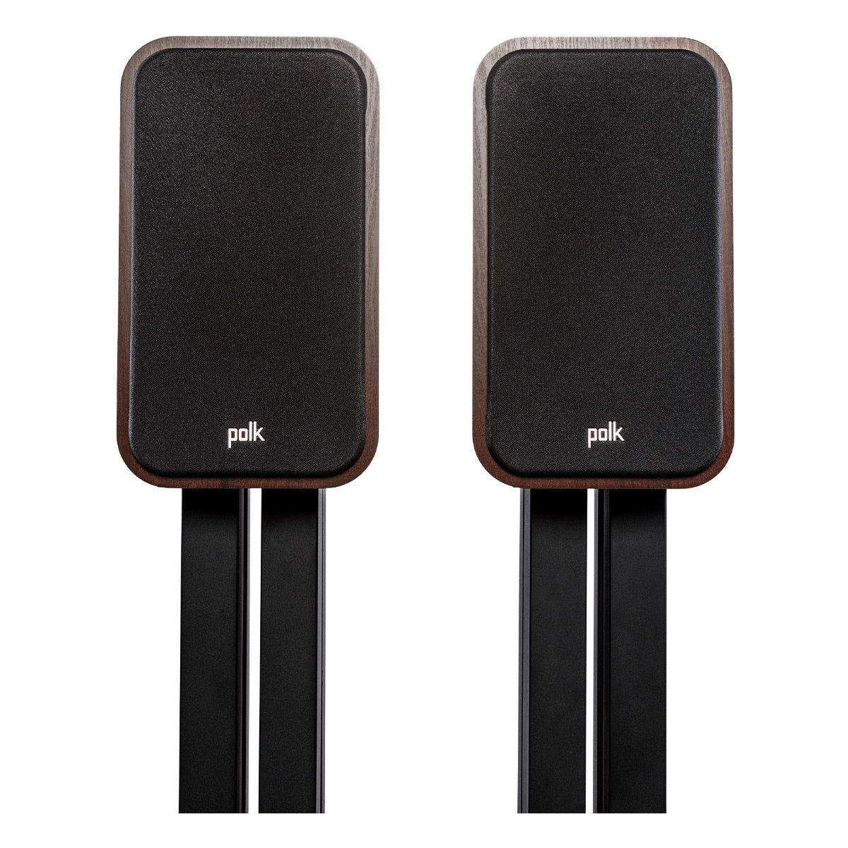 Polk Audio Signature Elite ES20 Bookshelf Speaker Cable Bundle (Walnut)