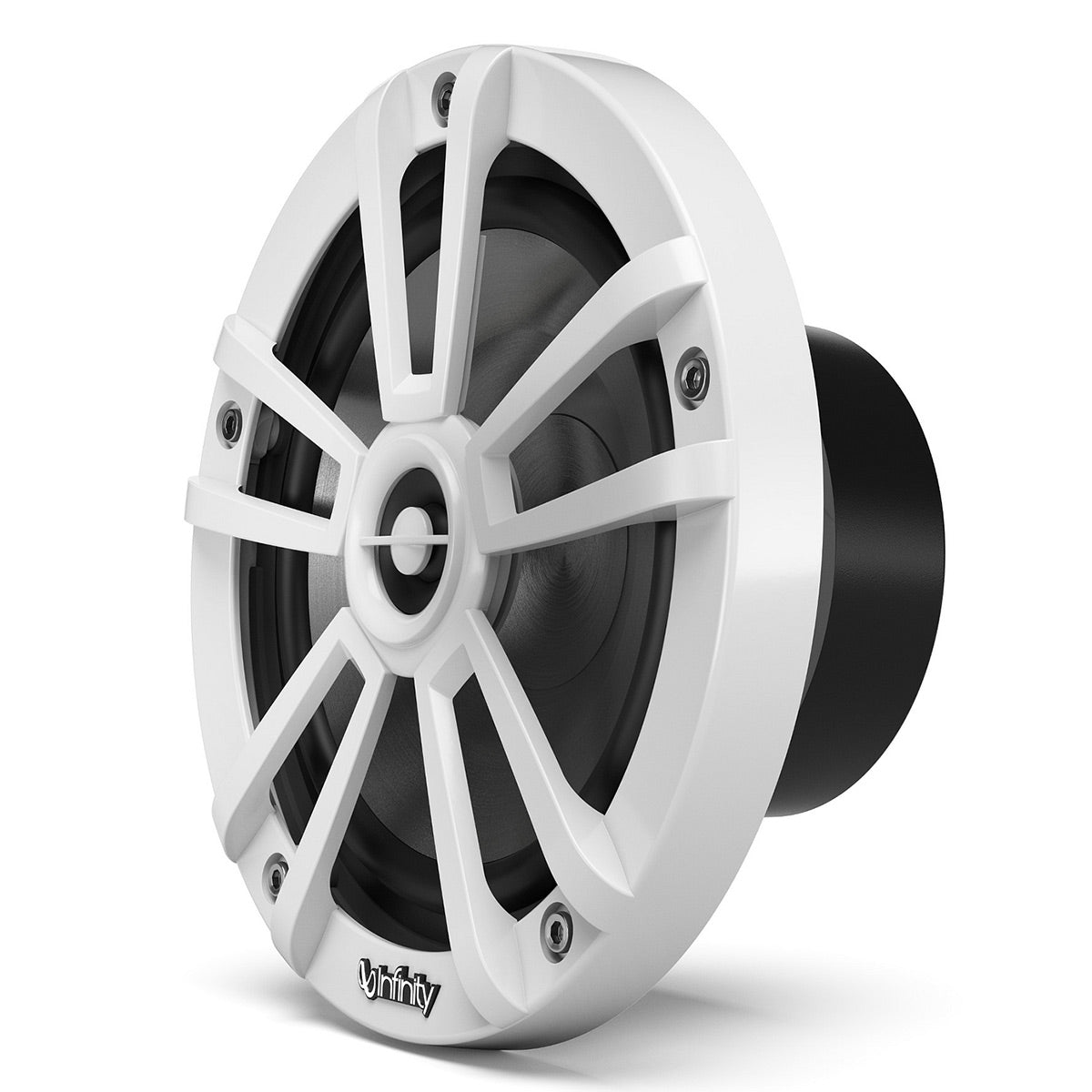 Infinity 6.5" Two-Way Marine Audio 450 Watt Multi-Element Speaker - Pair (White)