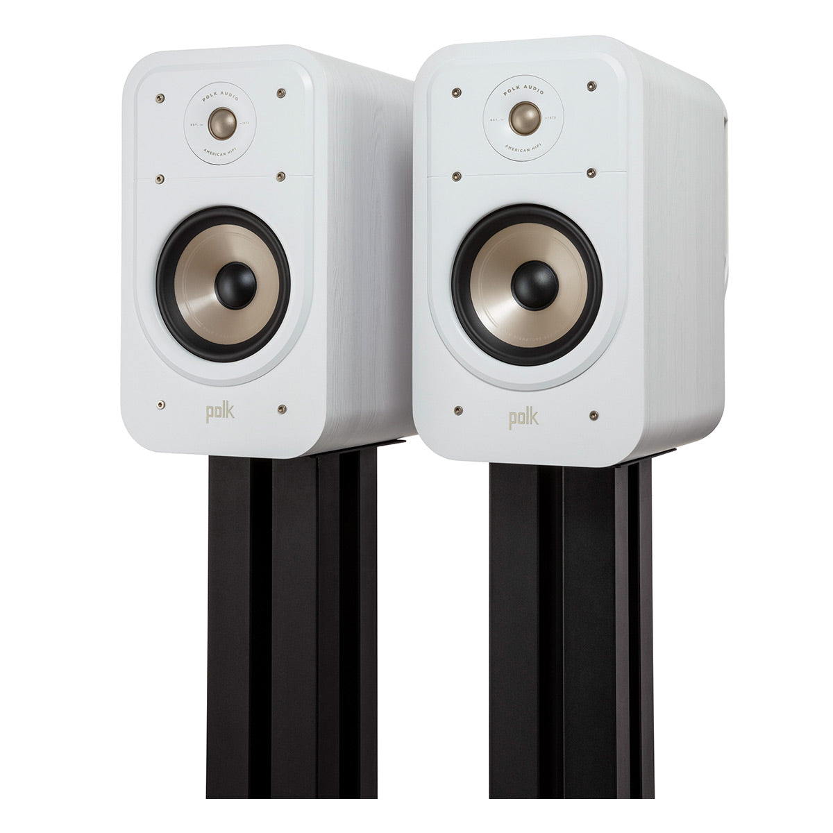 Polk Audio Signature Elite ES20 Bookshelf Speaker Cable Bundle (White)