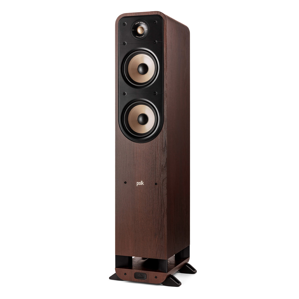 Polk Audio Signature Elite ES55 Floorstanding Speaker Cable Bundle (Walnut)