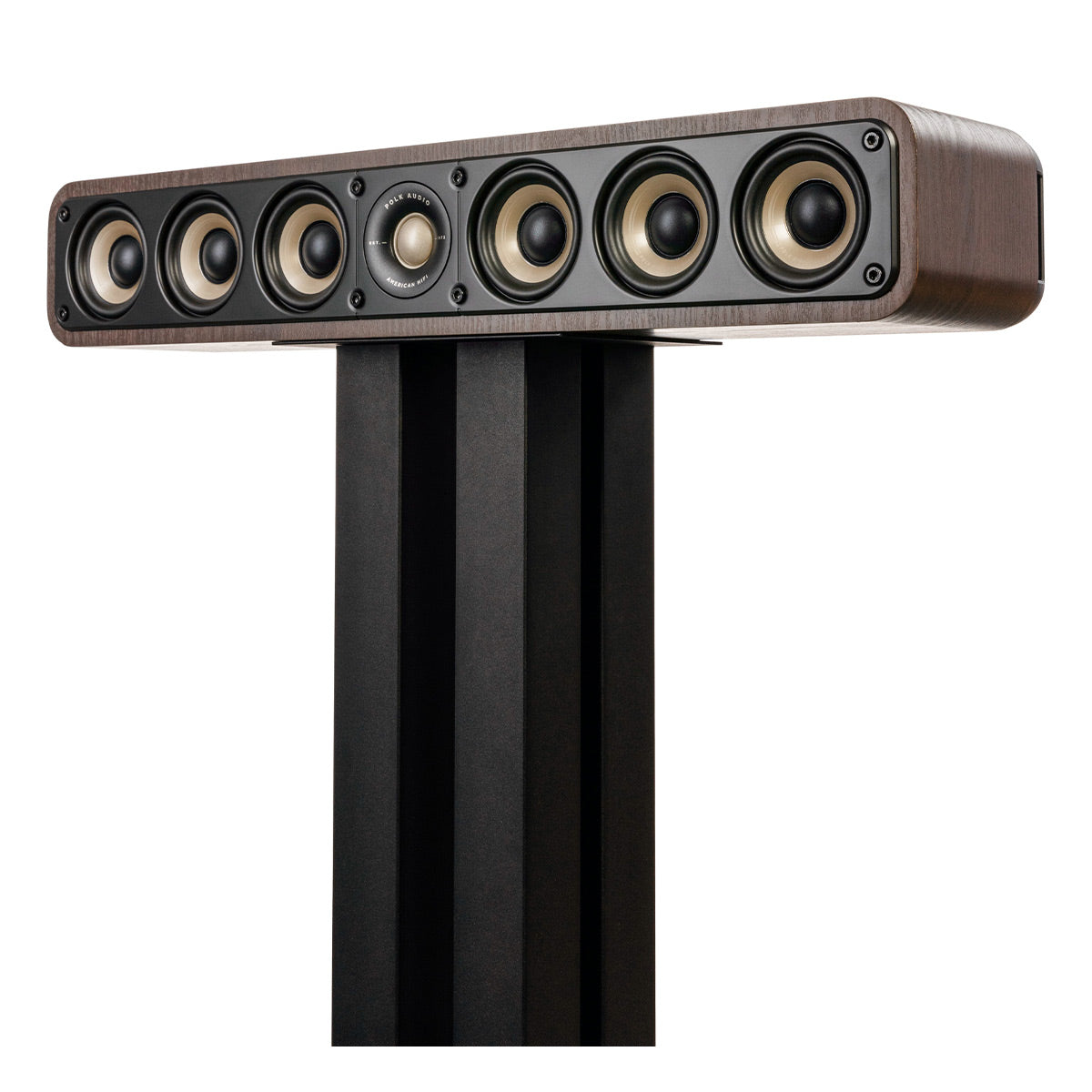 Polk Audio Signature Elite ES35 Center Channel Speaker Cable Bundle (Walnut)