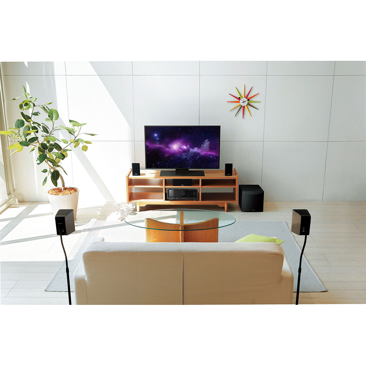 Yamaha YHT-5960U 5.1Ch Home Theater System Bundle with AudioQuest Sky 3m HDMI
