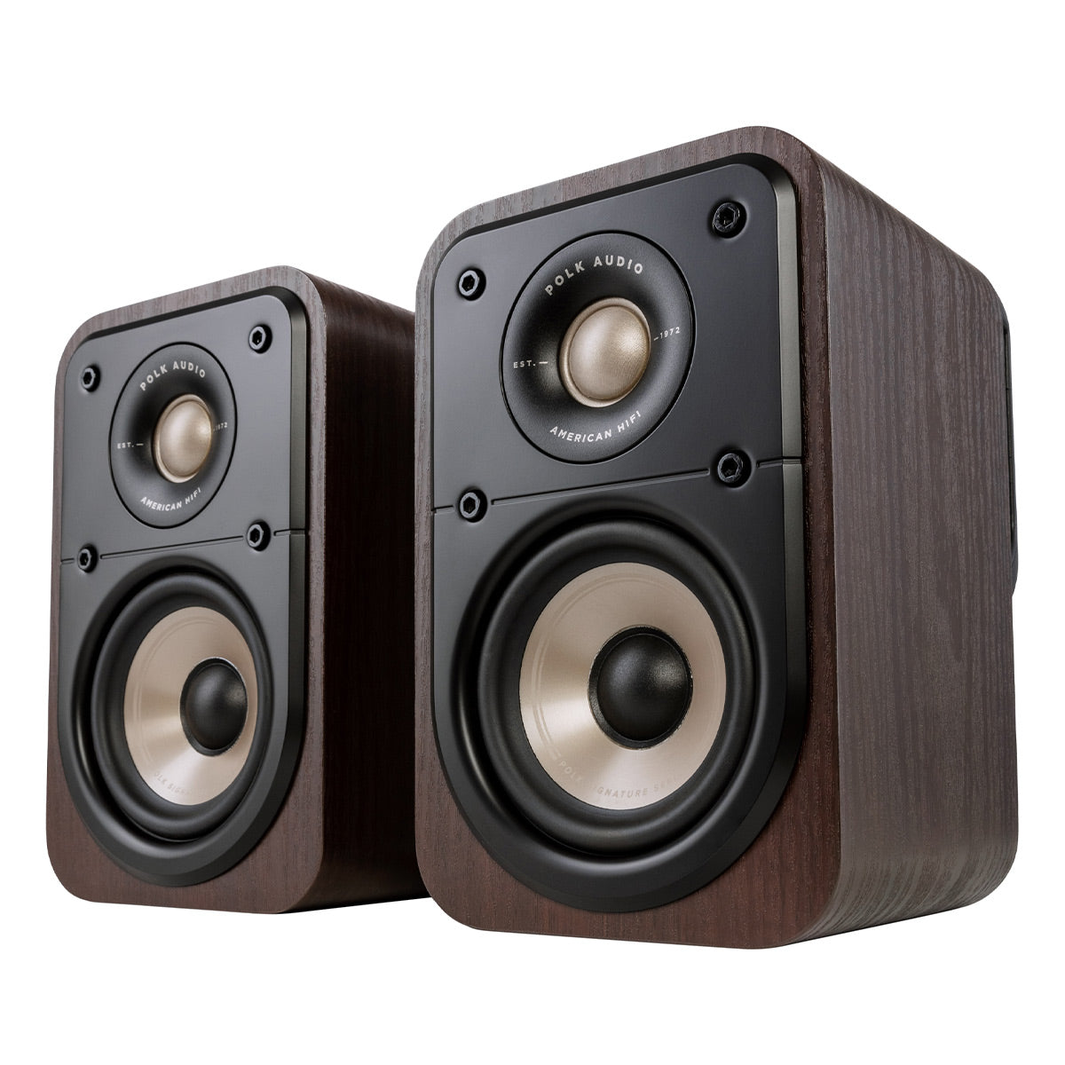 Polk Audio Signature Elite ES10 Surround Speaker Cable Bundle (Walnut)