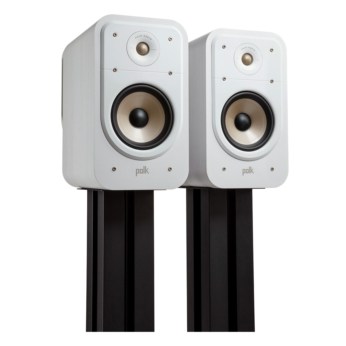 Polk Audio Signature Elite ES20 Bookshelf Speaker Cable Bundle (White)