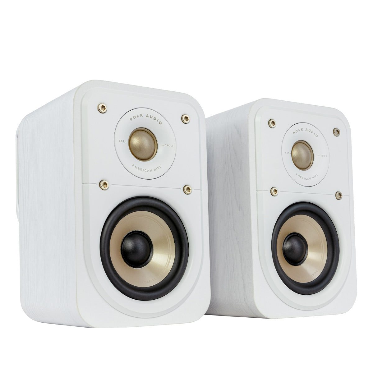 Polk Audio Signature Elite ES10 Surround Speaker Cable Bundle (White)