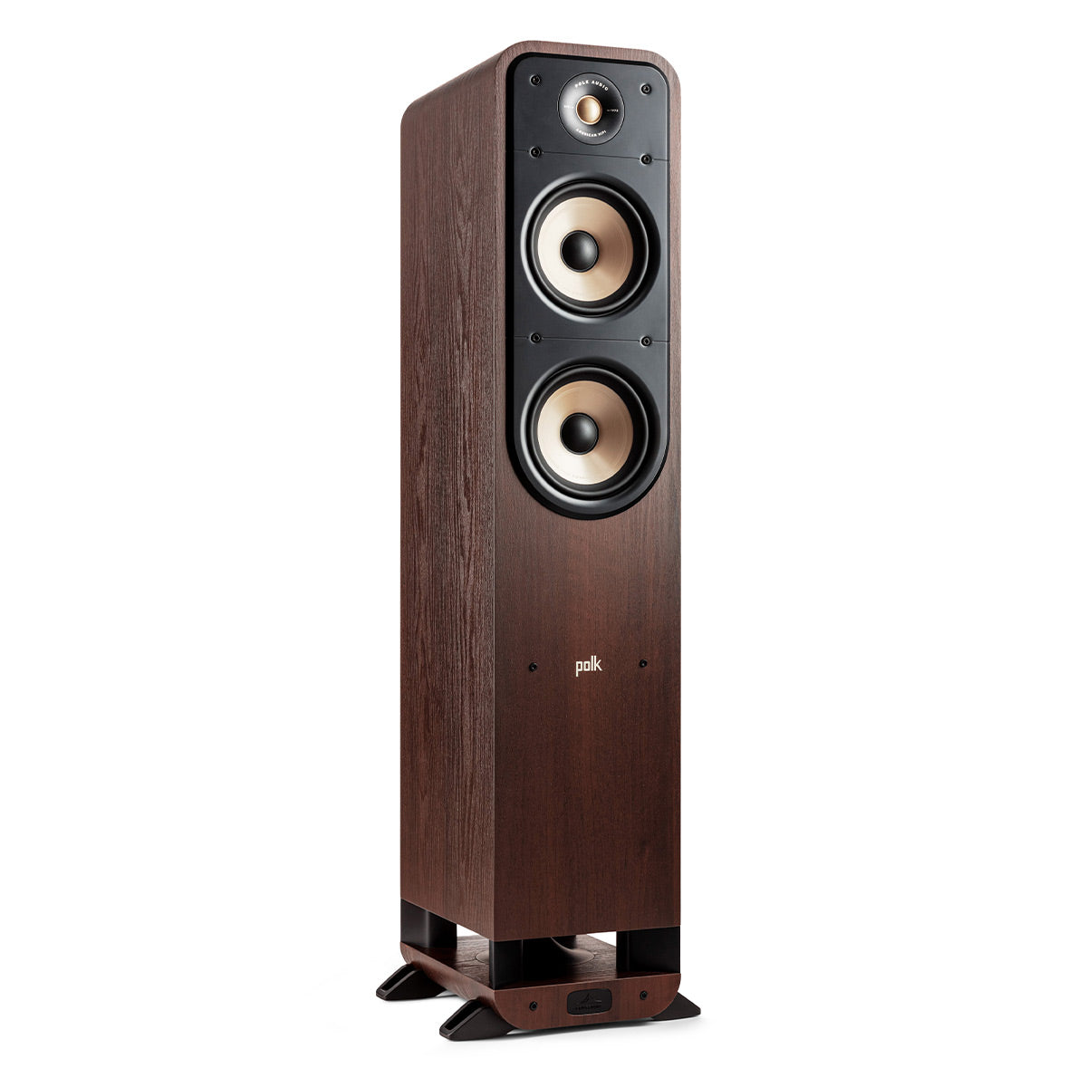 Polk Audio Signature Elite ES55 Floorstanding Speaker Cable Bundle (Walnut)