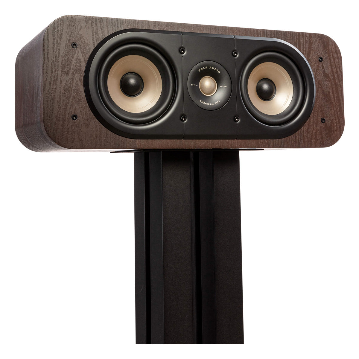 Polk Audio Signature Elite ES30 Center Channel Speaker Cable Bundle (Walnut)