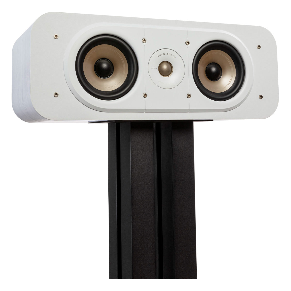 Polk Audio Signature Elite ES30 Center Channel Speaker Cable Bundle (White)