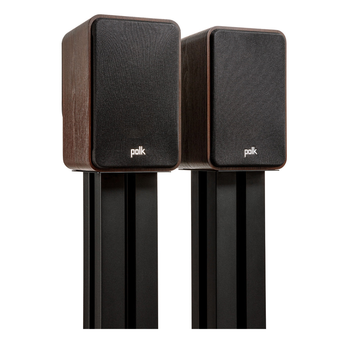 Polk Audio Signature Elite ES15 Compact Bookshelf Speakers - Pair (Walnut)