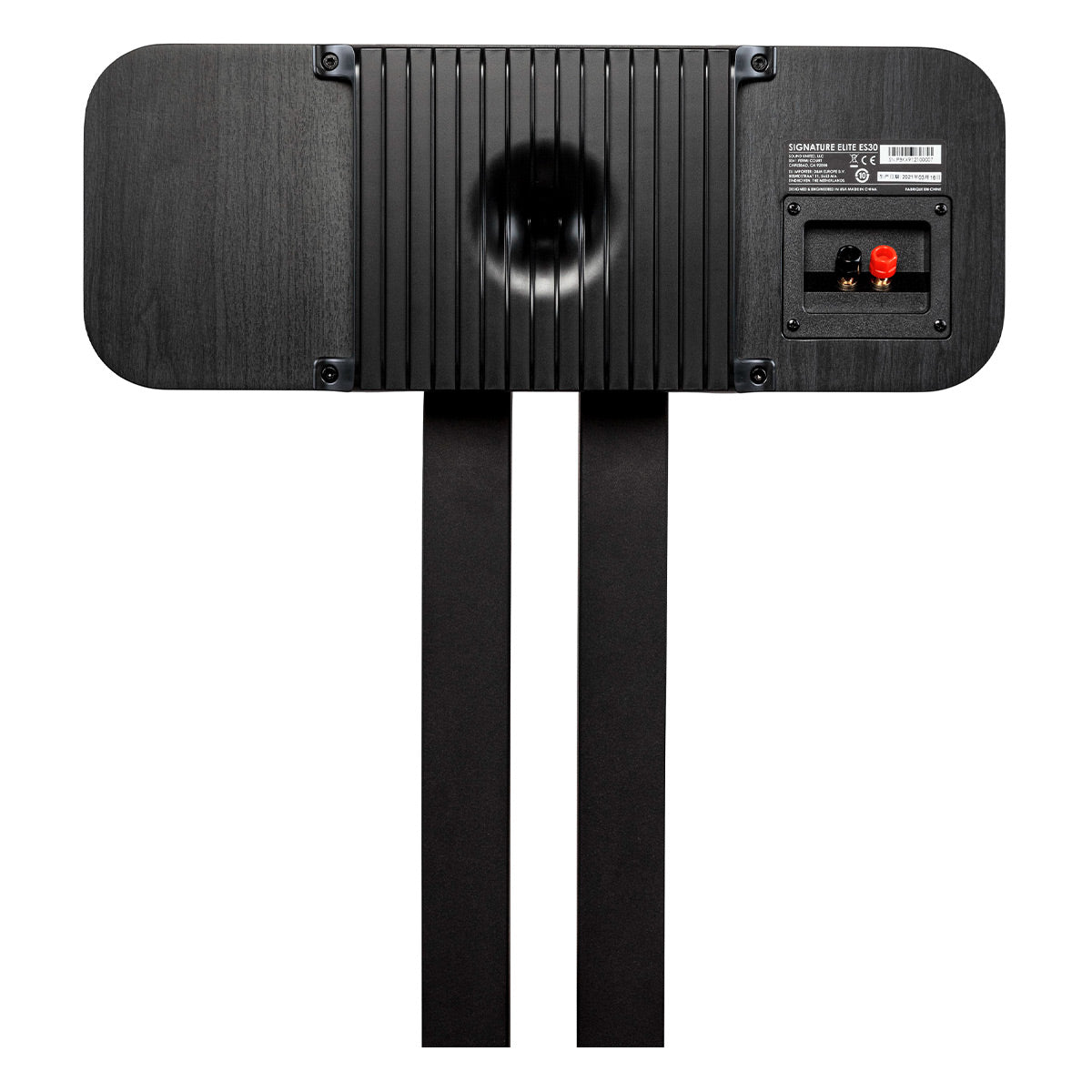 Polk Audio Signature Elite ES30 Center Channel Speaker Cable Bundle (Black)