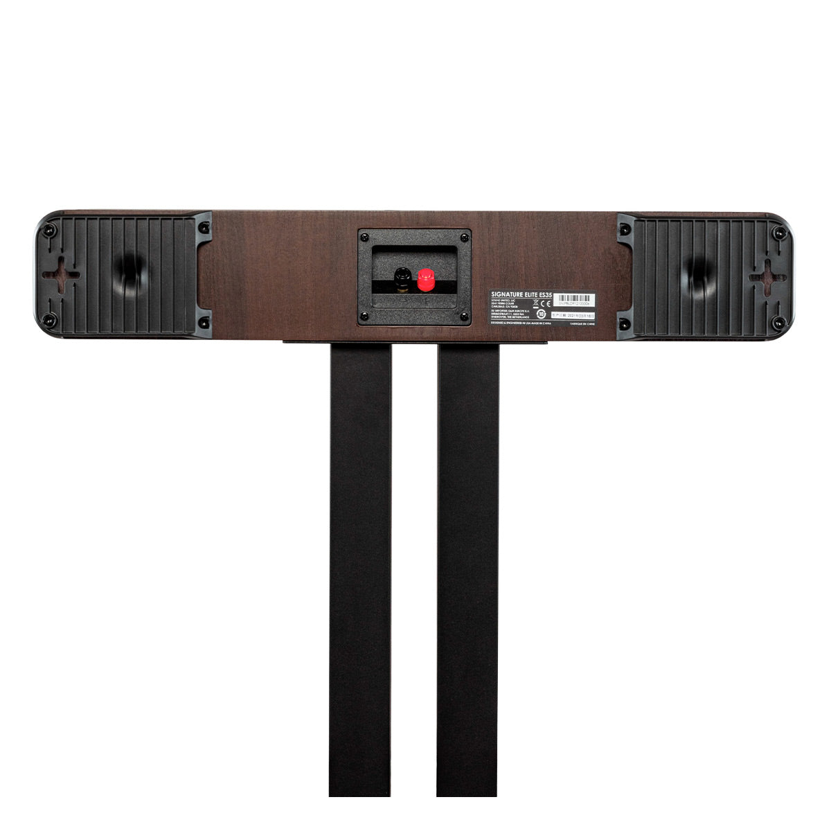 Polk Audio Signature Elite ES35 Center Channel Speaker Cable Bundle (Walnut)