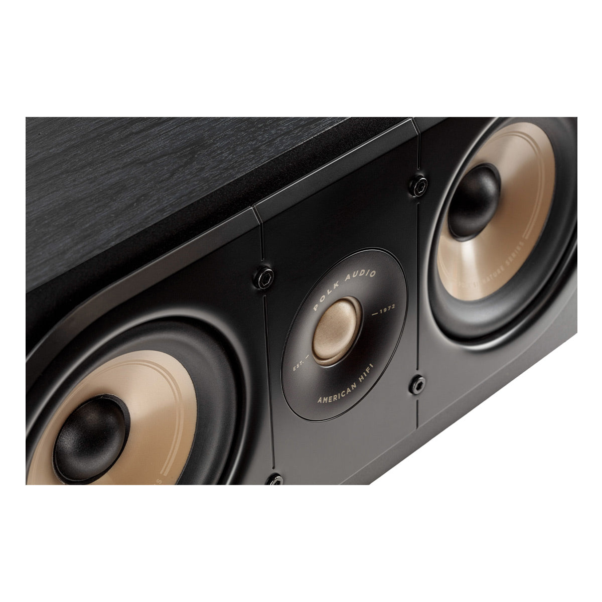 Polk Audio Signature Elite ES30 Center Channel Speaker Cable Bundle (Black)