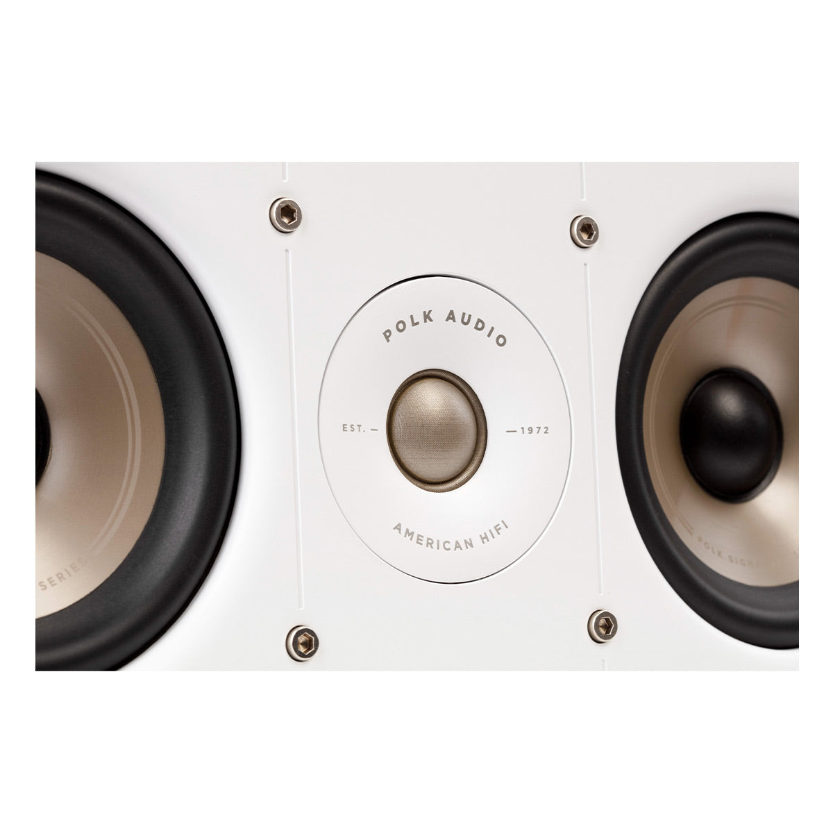 Polk Audio Signature Elite ES30 Center Channel Speaker Cable Bundle (White)