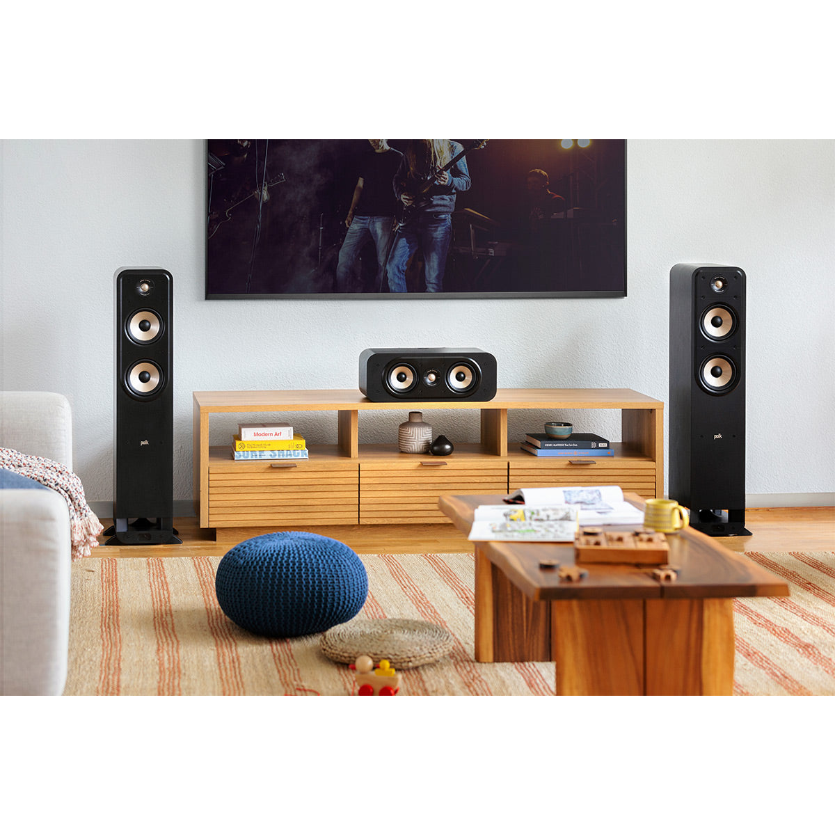 Polk Audio Signature Elite ES50 Floorstanding Speaker Cable Bundle (Black)