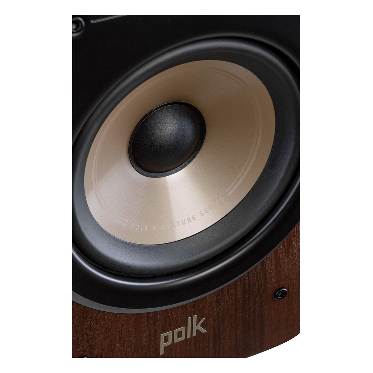 Polk Audio Signature Elite ES20 Bookshelf Speaker Cable Bundle (Walnut)