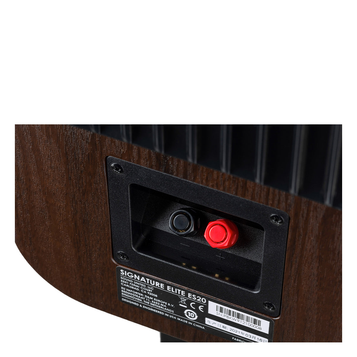 Polk Audio Signature Elite ES20 Bookshelf Speaker Cable Bundle (Walnut)
