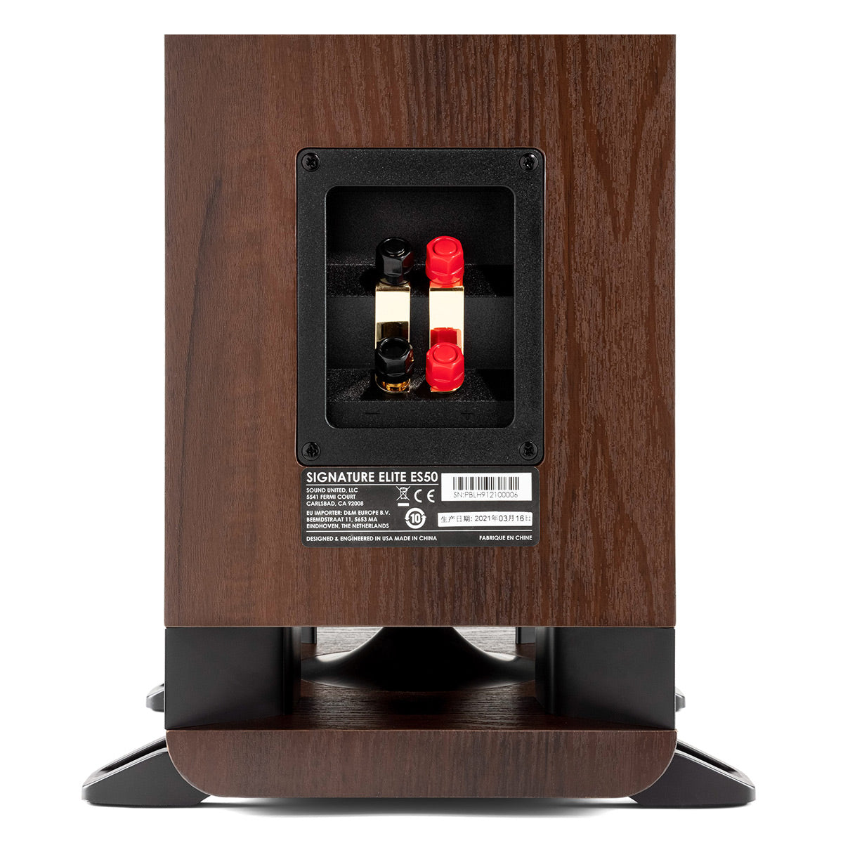 Polk Audio Signature Elite ES50 Floorstanding Speaker Cable Bundle (Walnut)