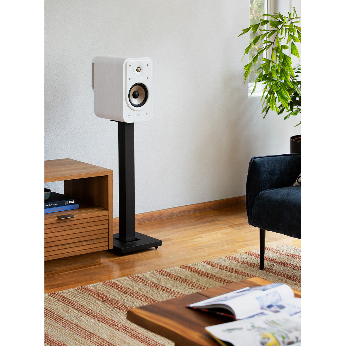 Polk Audio Signature Elite ES20 Bookshelf Speaker Cable Bundle (White)