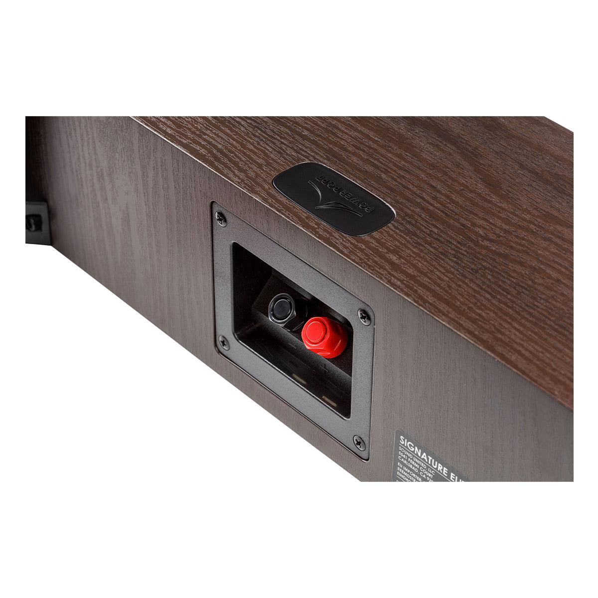 Polk Audio Signature Elite ES35 Center Channel Speaker Cable Bundle (Walnut)