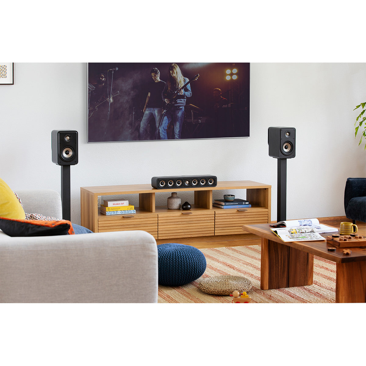 Polk Audio Signature Elite ES35 Slim Center Channel Speaker (Black)