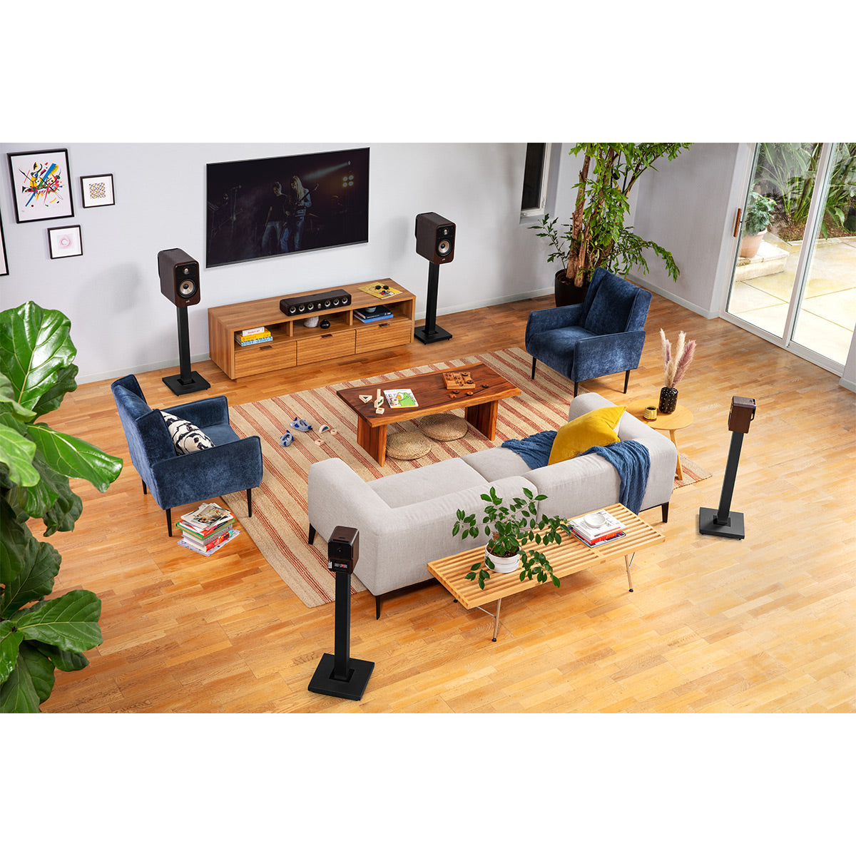 Polk Audio Signature Elite ES10 Surround Speaker Cable Bundle (Walnut)